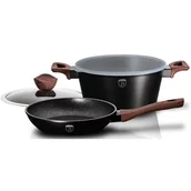 Garnki - Berlinger Haus Zestaw garnków Ebony Rosewood Collection BH/6782 4 elementy) - miniaturka - grafika 1