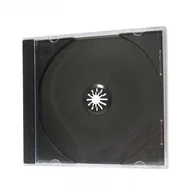Pudełka i akcesoria na płyty CD - Box na 1 szt. CD, czarny, cienki, 5,2mm, 200-pack, cena za 1 sztukę - miniaturka - grafika 1