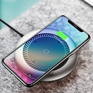 Baseus Whirlwind Wireless Charger bezprzewodowa ładowarka Qi z wentylatorem (CCALL-XU0S) srebrny - Ładowarki do telefonów - miniaturka - grafika 8