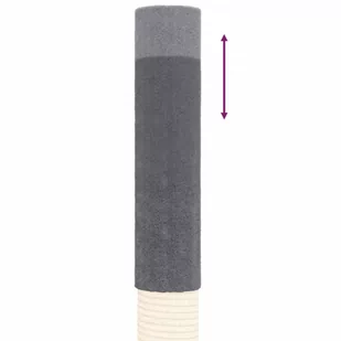 Lumarko Drzewko dla kota, od podłogi do sufitu, ciemnoszare, 277-303 cm! - Drapaki dla kotów - miniaturka - grafika 8