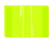 Szkolne artykuły papiernicze - Biurfol Okładka zeszytowa A4 Neon OZN-A4-02 żółta - miniaturka - grafika 1