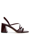 Sandały damskie - Aldo Sandały Atlanticus 14190608 Bordowy - miniaturka - grafika 1