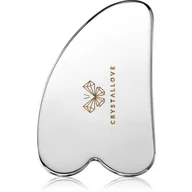 Rollery do masażu - Crystallove Crystallove Cryo Ice Gua Sha Płytka do masażu twarzy gua sha ze stali nierdzewnej 1 szt - miniaturka - grafika 1