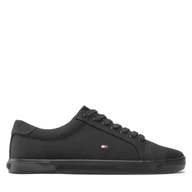 Trampki męskie - Tenisówki Tommy Hilfiger Harlow 1D FM0FM00596 Czarny - miniaturka - grafika 1