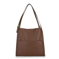 Torebki damskie - Carlheim Women's Shoulderbag ELLA PREMIUM Genuine Leather, Brown - miniaturka - grafika 1