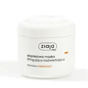 Maseczki do twarzy - Ziaja PRO Brązowa Ekspresowa maska liftingująco - rozświetlająca 200ml - miniaturka - grafika 1