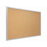 Tablice i flipcharty - Tablica korkowa 100x80 cm rama drewniana lakierowana SZARA - miniaturka - grafika 1