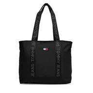 Torebki damskie - Torebka Tommy Jeans Tjw Daily Tote AW0AW17567 Czarny - miniaturka - grafika 1