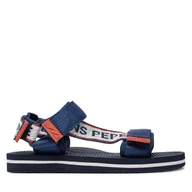 Buty dla chłopców - Sandały Pepe Jeans Pool One B PBS70063 Granatowy - miniaturka - grafika 1