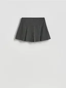 Spodenki damskie - Reserved - Plisowane spódnico-szorty - wielobarwny - miniaturka - grafika 1