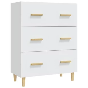 Lumarko Komoda, biała, 70x34x90 cm, materiał drewnopochodny - Komody - miniaturka - grafika 3