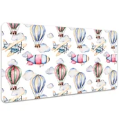 Podkładki na biurko - Podkładka na biurko dla chłopca Balony 100x50 cm - miniaturka - grafika 1