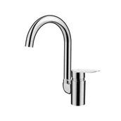 Baterie kuchenne - Bateria zlewozmywakowa stojąca z wylewką U APPIA BLP 068D chrom Laveo - miniaturka - grafika 1