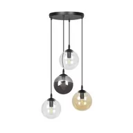 Lampy sufitowe - Emibig COSMO 4 BL PREMIUM MIX 714/4PREM lampa wisząca 4x40W/E14 IP20 714/4PREM - miniaturka - grafika 1
