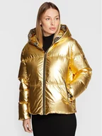 Kurtki damskie - MICHAEL Michael Kors Kurtka puchowa MF2207977T Złoty Regular Fit - miniaturka - grafika 1