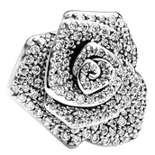 Charmsy - Charms do Pandora - CHARMS RÓŻA PAVE - miniaturka - grafika 1