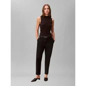 Spodnie damskie - Calvin Klein Spodnie chino | Straight fit - miniaturka - grafika 1