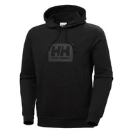 Bluzy męskie - Męska Bluza HELLY HANSEN HH BOX HOODIE 53289_990 – Czarny - miniaturka - grafika 1