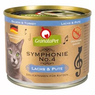 Mokra karma dla kotów - GranataPet Symphonie, 6 x 200 g - Łosoś z indykiem - miniaturka - grafika 1