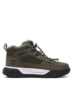 Buty dla chłopców - Timberland Trzewiki Gs Motion 6 Lthr Super Ox TB0A67AVA581 Zielony - miniaturka - grafika 1