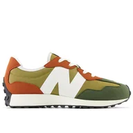 Buty sportowe damskie - Buty New Balance GS327HC - zielone - miniaturka - grafika 1