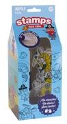 Zabawki kreatywne - Apli Kids Stempelki z markerem Ocean 3+ - miniaturka - grafika 1