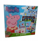 Gry planszowe - Gra 50 games Peppa Pig Świnka Peppa - miniaturka - grafika 1