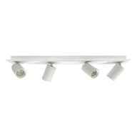 Lampy sufitowe - Parma lampa sufitowa z pilotem 4xGU10 + 1xLED biała LP-0612/4C WH - miniaturka - grafika 1