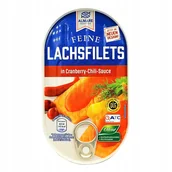 Konserwy i dania rybne - ŁOSOŚ z NIEMIEC W SOSIE CHILI-BORÓWKOWYM 200g - miniaturka - grafika 1