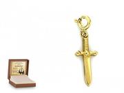 Zawieszki - Ciesielscy Złota zawieszka 585 charms charms prezent grawer CS-ZA_5945_-0-585 - miniaturka - grafika 1