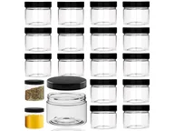 Pojemniki kuchenne - 16X Pojemnik Słoik Plastikowy Na Przyprawy Organizer Kuchenny 0,1L 100Ml - miniaturka - grafika 1