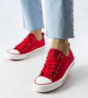 Trampki męskie - Czerwone klasyczne trampki Big Star JJ274124-38 - miniaturka - grafika 1