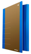 Teczki i skoroszyty - Donau Teczka z gumką kartonowa A4 500g LIFE niebieska /2060001FSC-10/ DN1163-1 - miniaturka - grafika 1