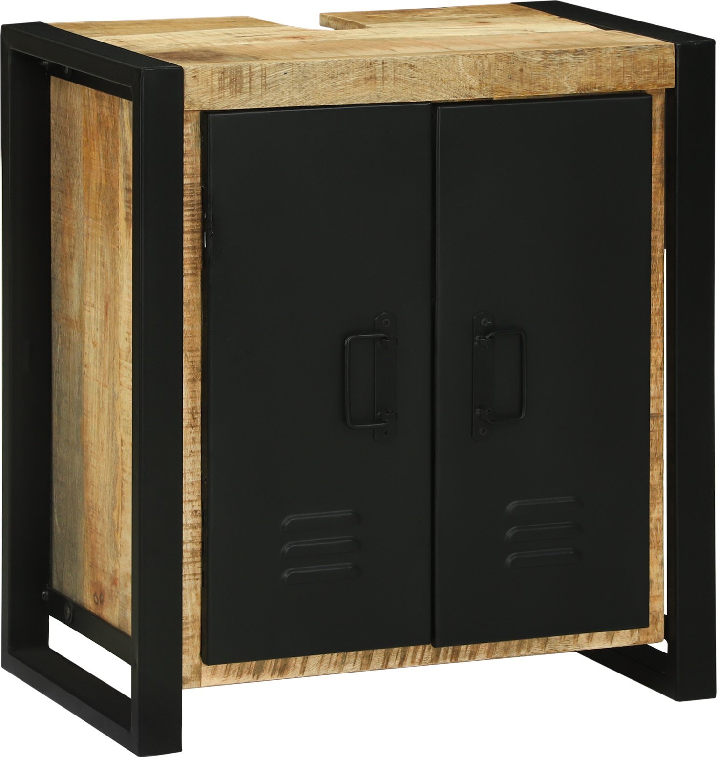 vidaXL Szafka pod zlew 55x35x60 cm Lite Drewno Zgrubne Mango