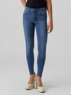 Spodnie damskie - Vero Moda Jeansy Malia 10278825 Niebieski Slim Fit - miniaturka - grafika 1