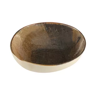 MISKA GENESIS 600 ml 18 cm KAMIONKA BRĄZ - Miski i półmiski - miniaturka - grafika 1