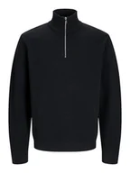 Swetry męskie - Jack & Jones Sweter "Milano" w kolorze czarnym - miniaturka - grafika 1