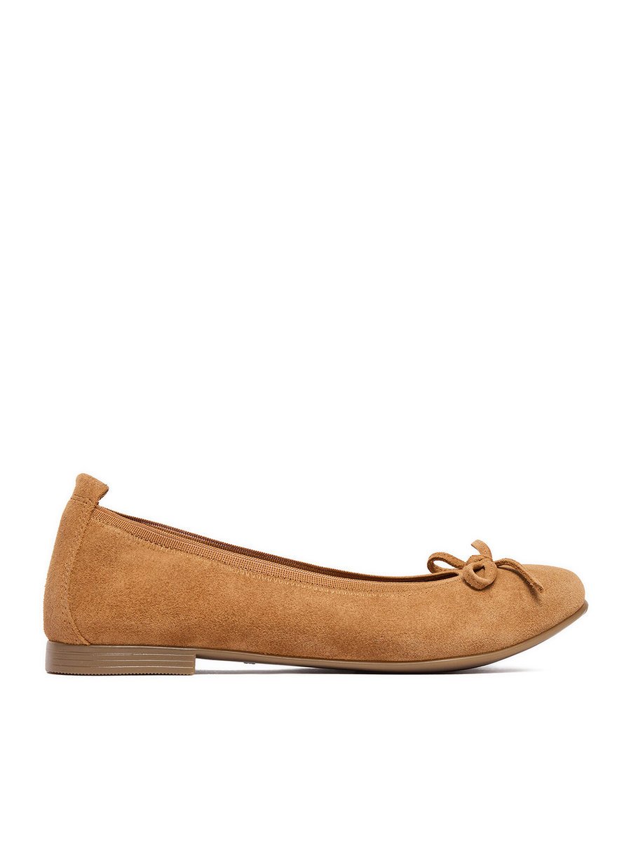 Lasocki Baleriny Damskie Brązowy Lasocki-CEO-RST-ERICA-65 Camel