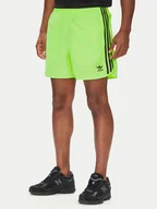 Spodenki męskie - adidas Szorty sportowe adicolor Classics Sprinter JY1269 Zielony Regular Fit - miniaturka - grafika 1