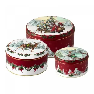Zestaw 3 pojemników Winter Collage Accessories Villeroy & Boch - Pojemniki kuchenne - miniaturka - grafika 1
