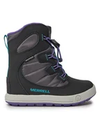 Buty dla chłopców - Merrell Śniegowce Snow Bank 4.0 Wtrpf Mk167148 Czarny - miniaturka - grafika 1