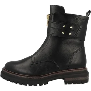 s.Oliver Damskie [Kobiety] 5-25422-41 Botki, Black, 36 EU, czarny, 36 EU - Botki damskie - miniaturka - grafika 1