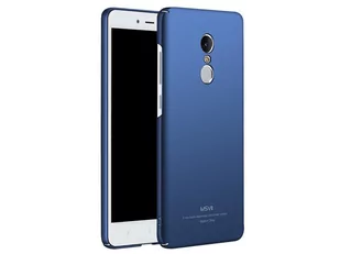 Xiaomi MSVII Etui MSVII Redmi Note 4X, matowe niebieskie +szkło - Etui i futerały do telefonów - miniaturka - grafika 1