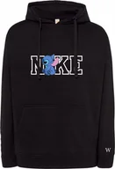 Bluzy męskie - BLUZA Z HAFTEM STITCH BAWEŁNA INICJAŁY PREZENT MĘŻCZYZNA KAPTUR URODZINY - miniaturka - grafika 1