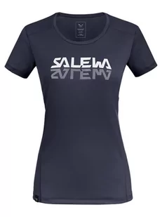 Salewa Koszulka funkcyjna w kolorze granatowym - Koszulki sportowe damskie - miniaturka - grafika 1