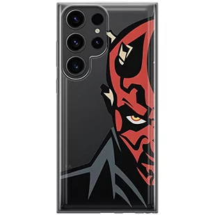 Etui Darth Maul 003 Star Wars Nadruk częściowy Przeźroczysty Producent: Samsung, Model: S23 ULTRA - Etui i futerały do telefonów - miniaturka - grafika 1