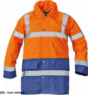 Odzież robocza - CERVA SEFTON HV - ocieplana kurtka zimowa, odblaskowe taśmy, wodoodporność, rozm. XS-3XL, - royal niebieski M - miniaturka - grafika 1