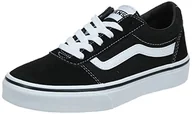 Buty dla chłopców - Vans uniseks dzieci Ward Suede/Canvas Sneaker - czarny - 29 EU VA38J9_IJU - miniaturka - grafika 1