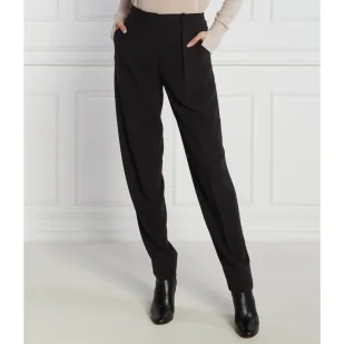Calvin Klein Spodnie | Straight fit - Spodnie damskie - miniaturka - grafika 1