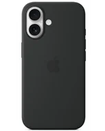 Etui i futerały do telefonów - Apple Etui iPhone 16 Silicone MagSafe - Czarne - miniaturka - grafika 1